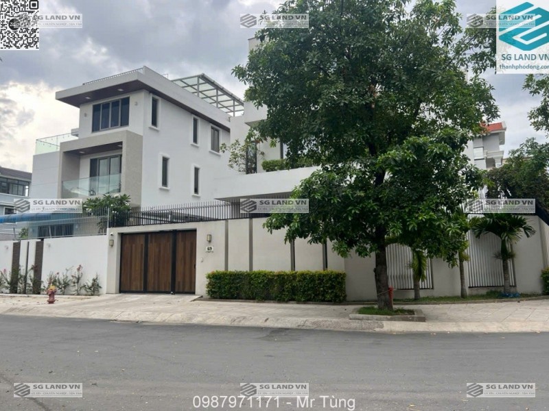 Đất biệt thự góc 2 mặt tiền Đông Thủ Thiêm