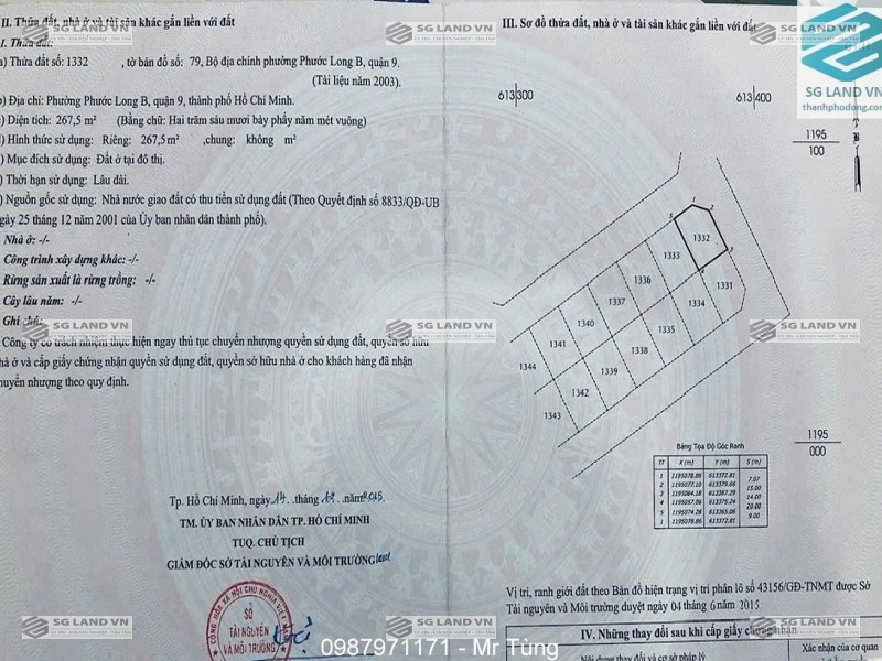 Bán đất biệt thự Phú Nhuận góc 2 mặt tiền