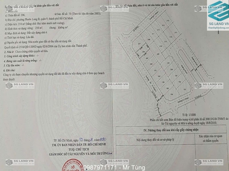 Đất biệt thự đối diện công viên lớn