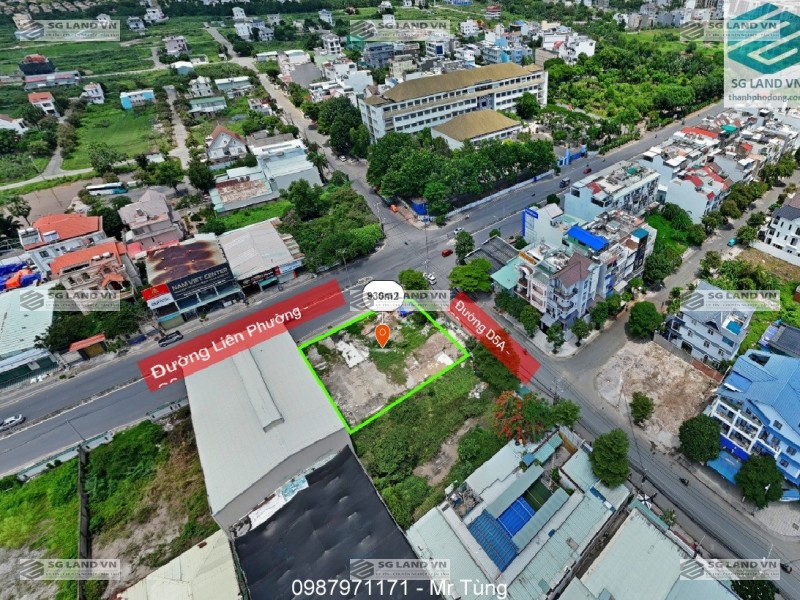 Đất biệt thự góc 2 mặt tiền đường Liên Phường (copied)