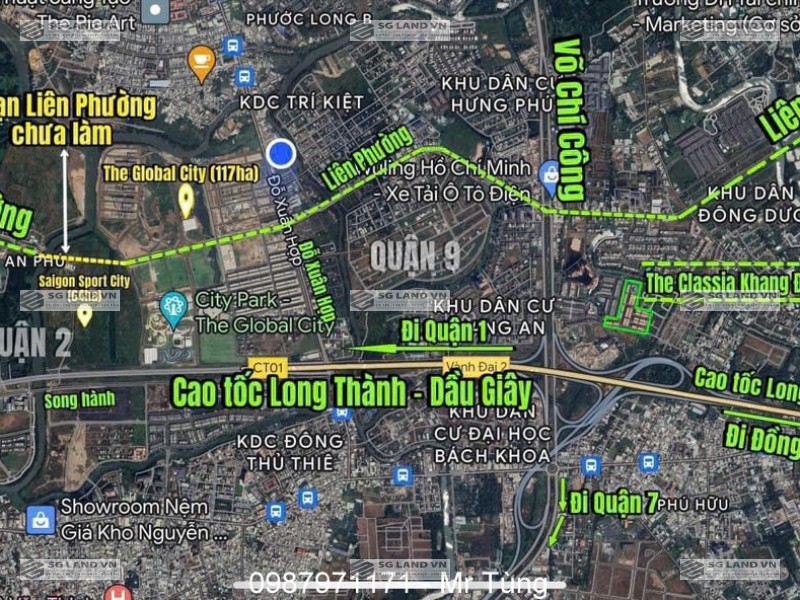 Bán đất dự án Kiến Á đường Liên Phường